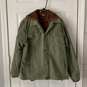 Etnies removable hoodie lined jacket